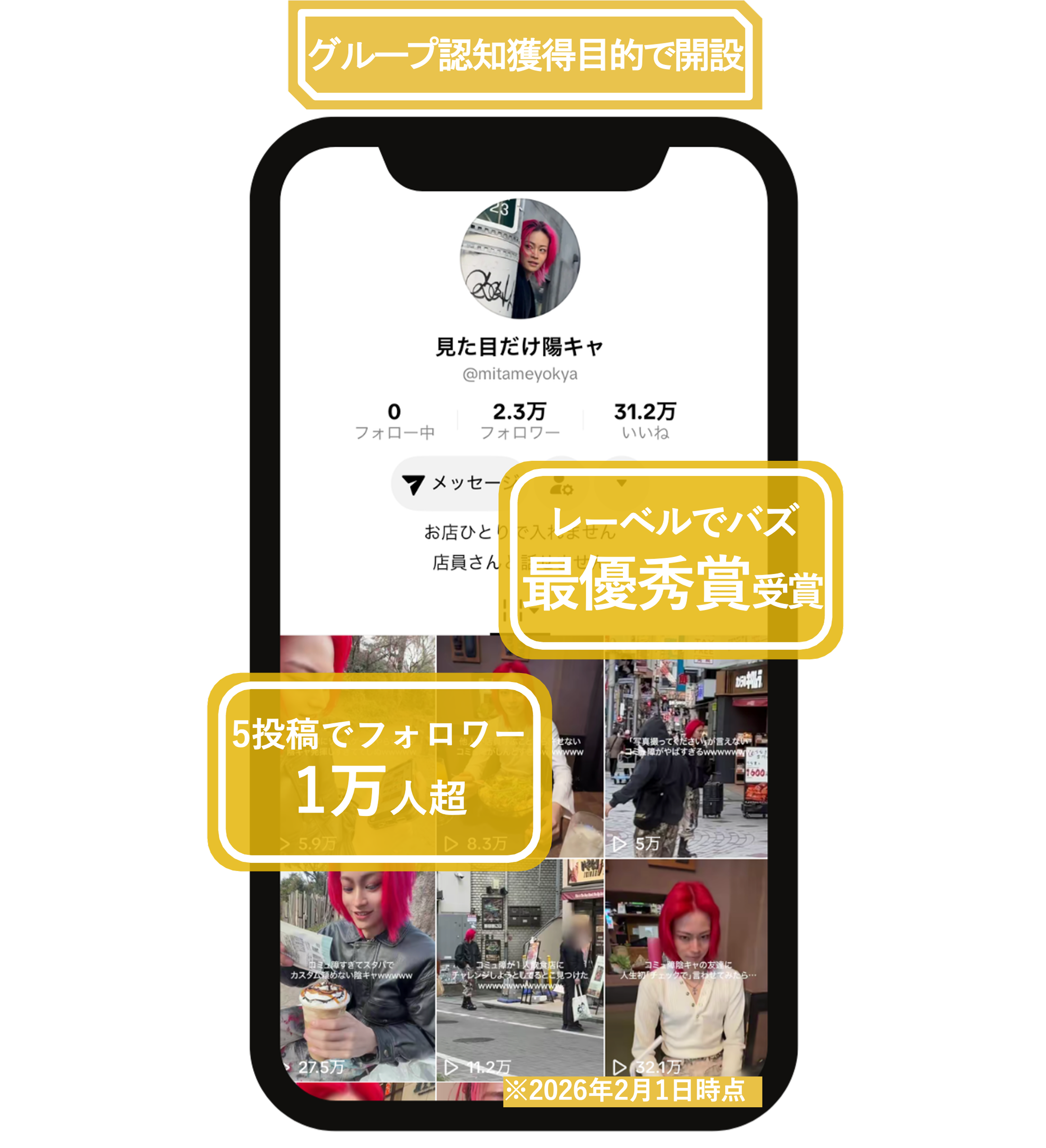 見た目だけ陽キャ